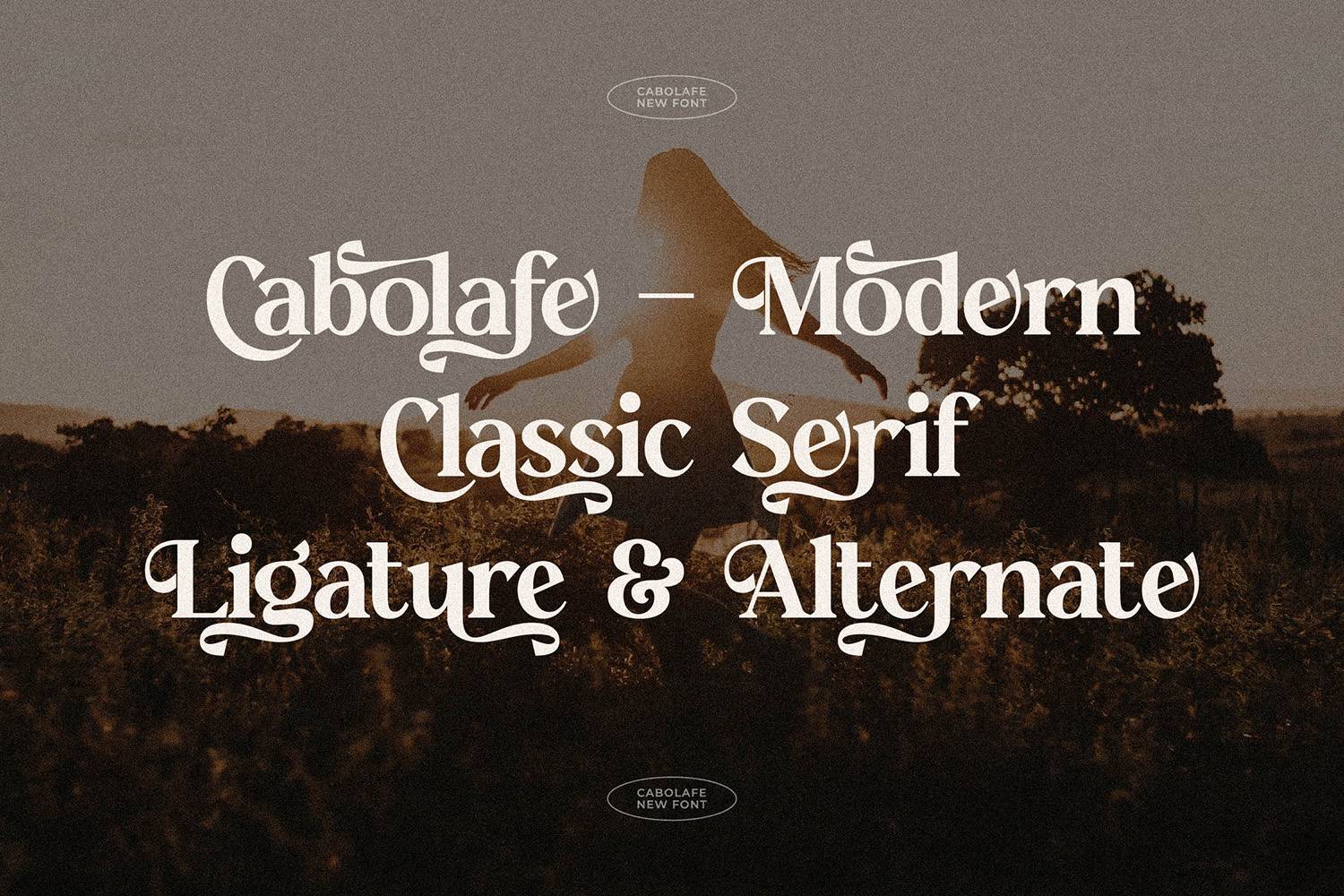Cabolafe Font sample