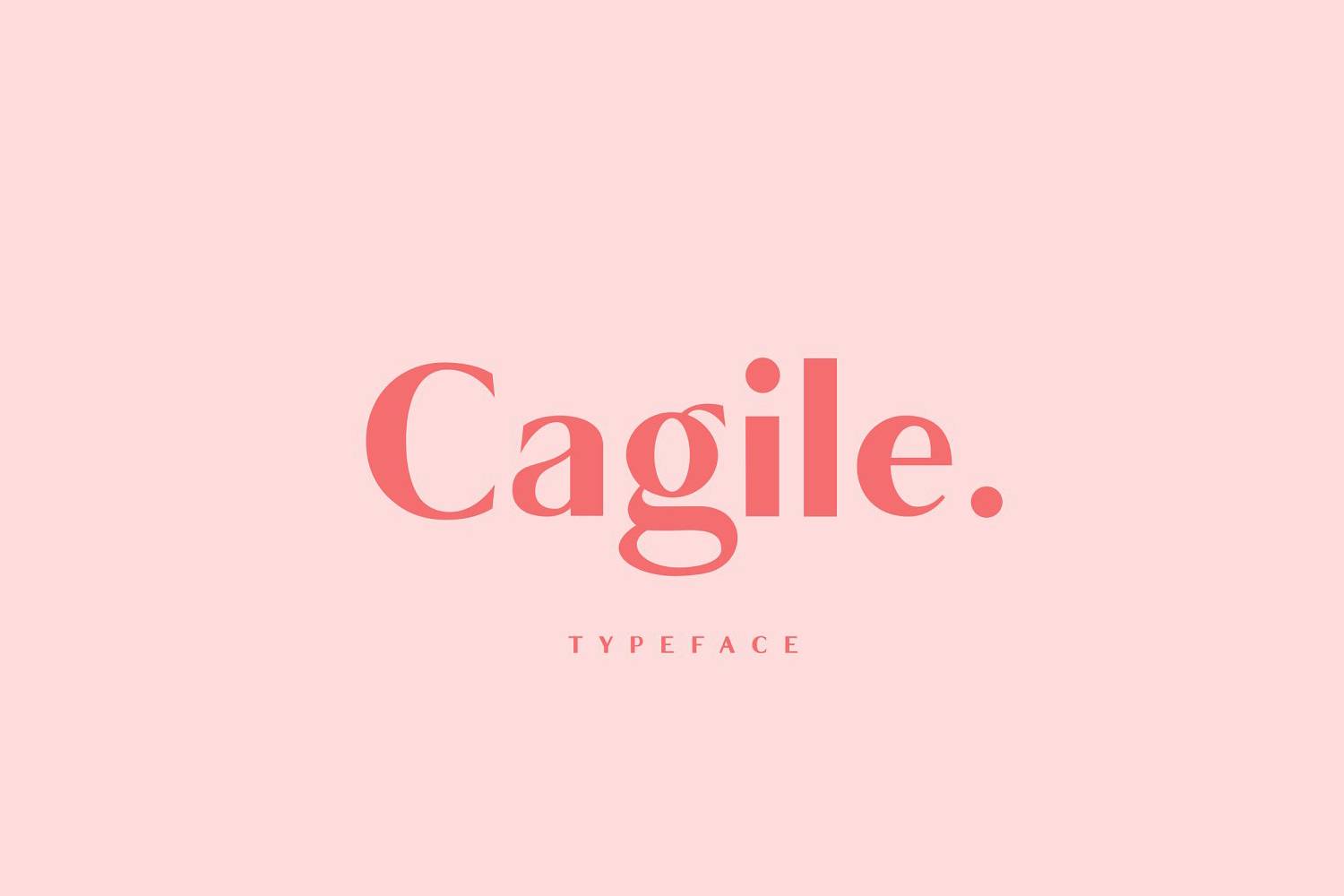 Cagile Font sample
