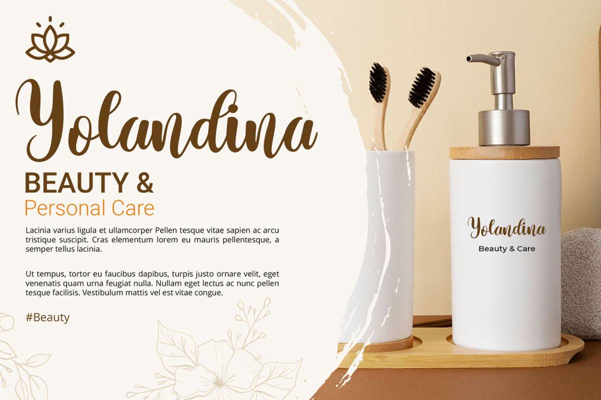 Calamity Script Font sample
