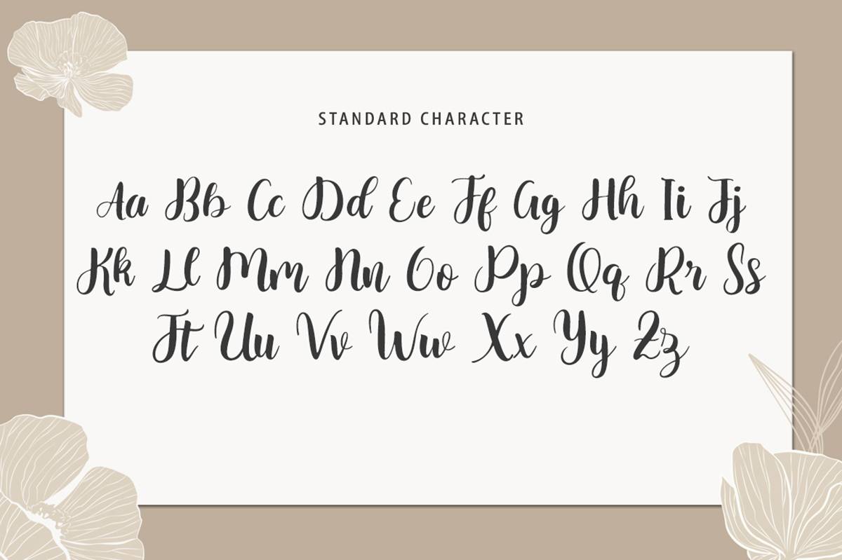 Calamity Script Font sample