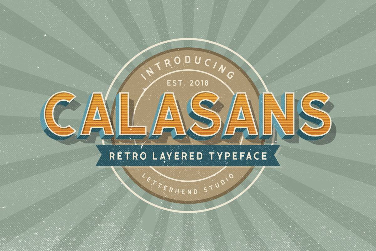 Calasans Font sample