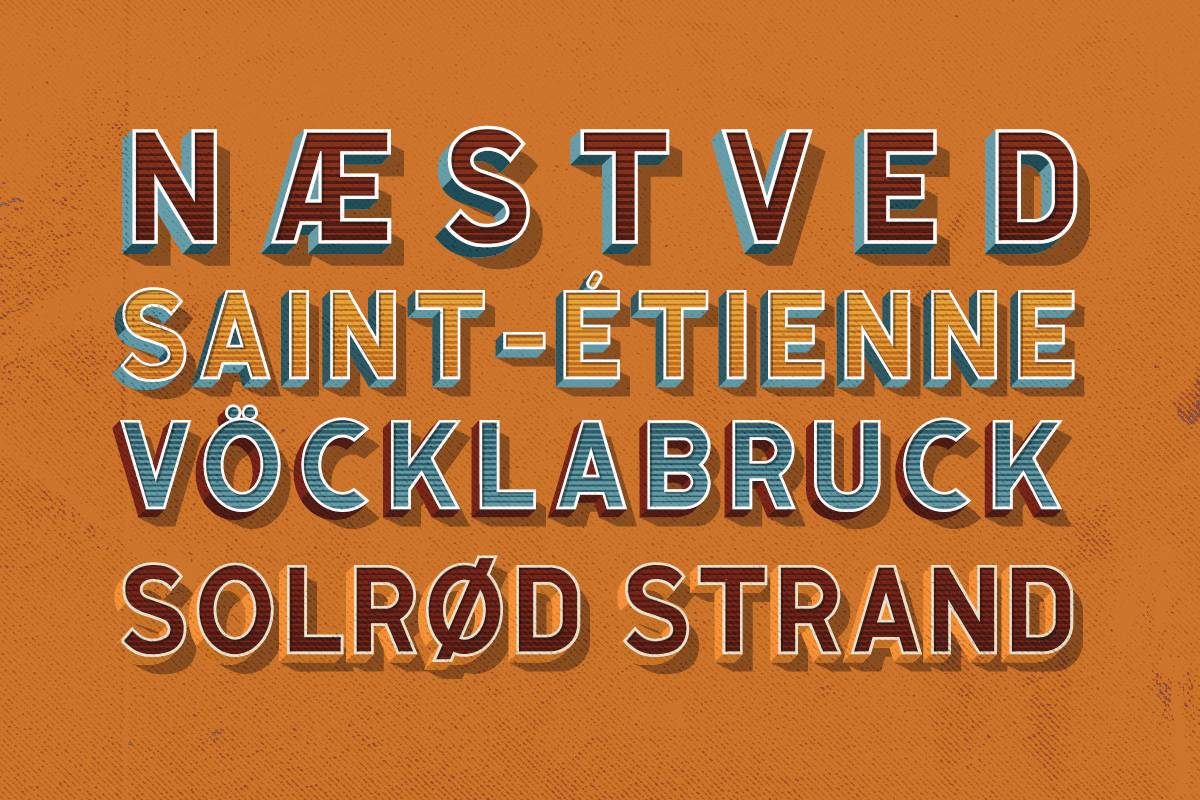 Calasans Font sample