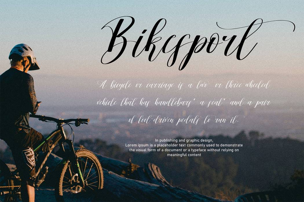 California Font sample