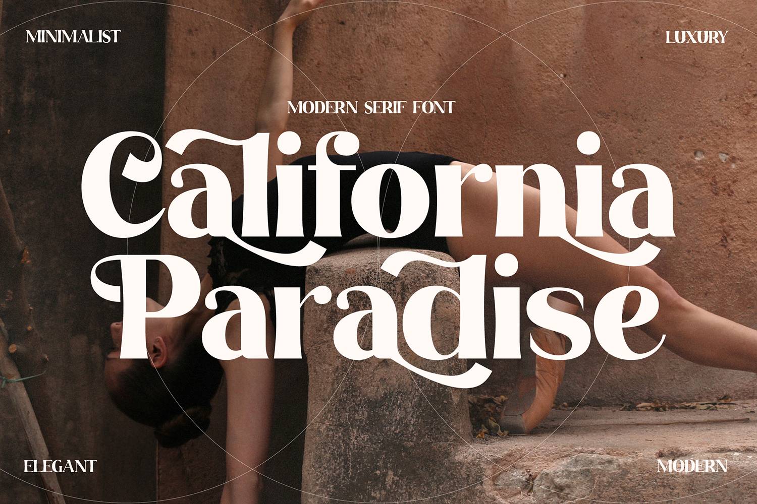 California Paradise Font sample