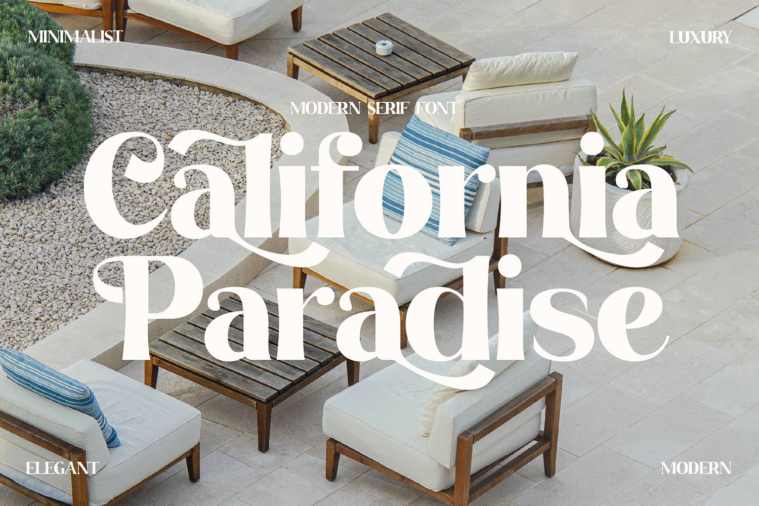 California Paradise Font sample