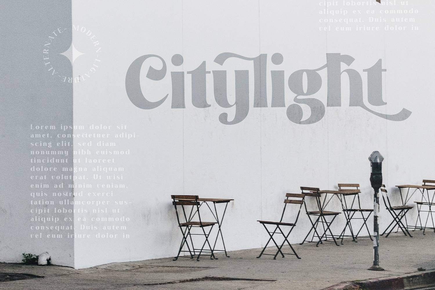 California Paradise Font sample