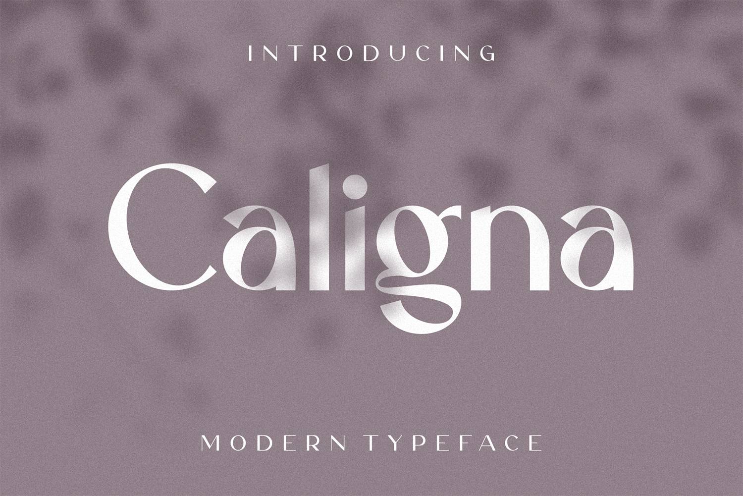 Caligna Font sample
