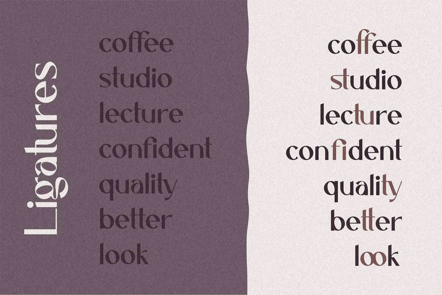 Caligna Font sample