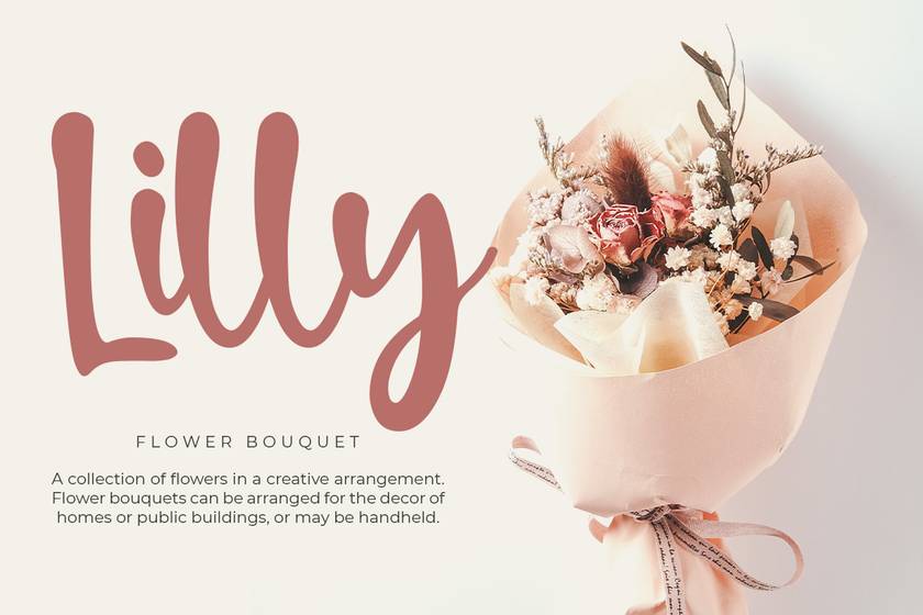 Calla Lilly Font sample