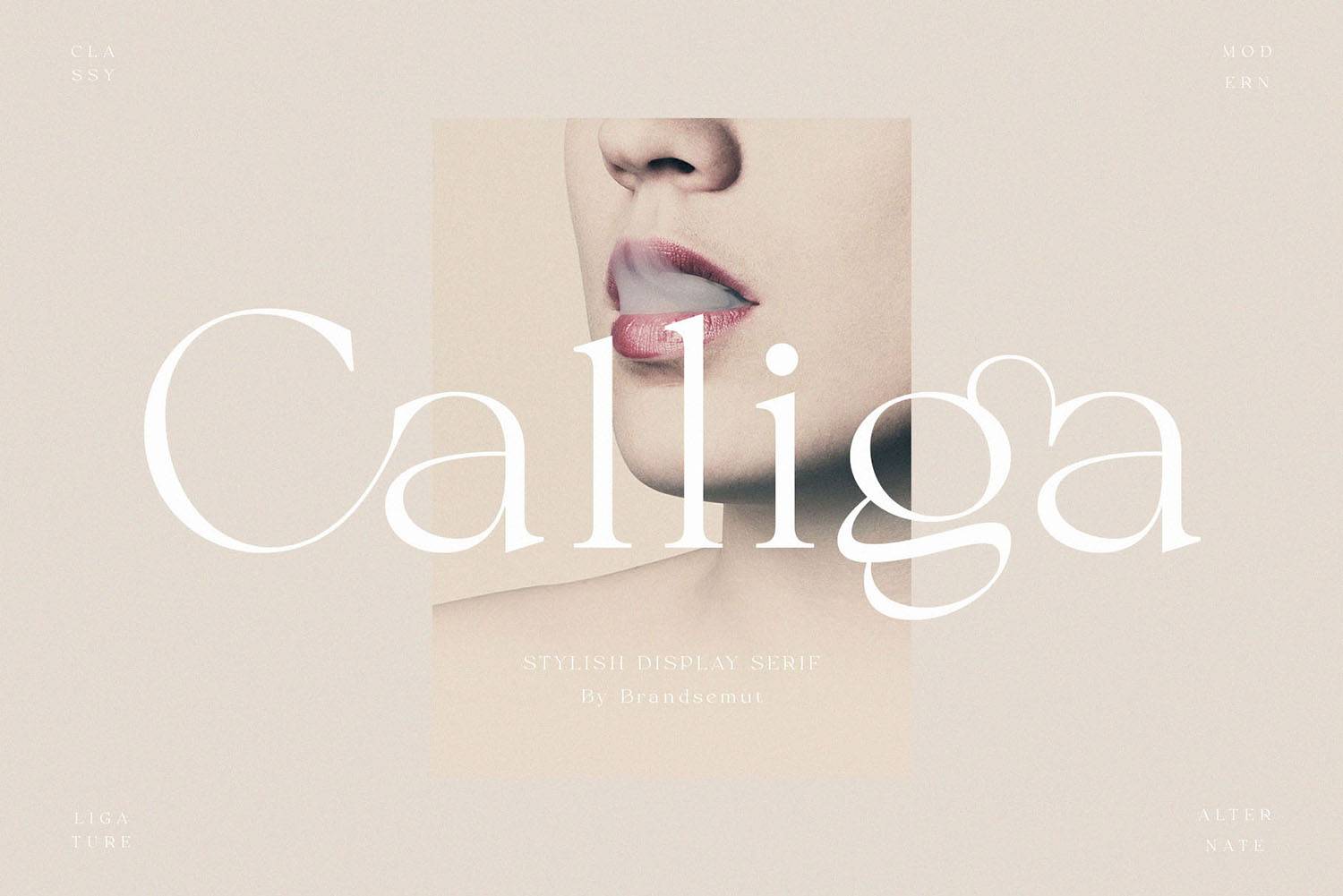 Calliga Font sample