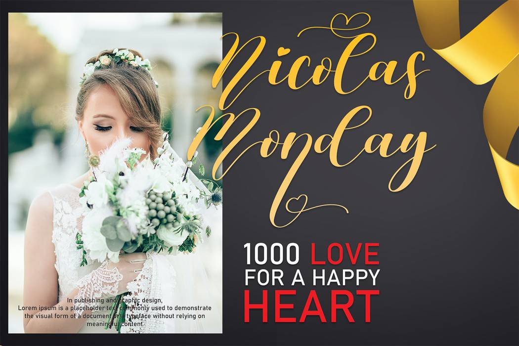 Calligraphy Font sample