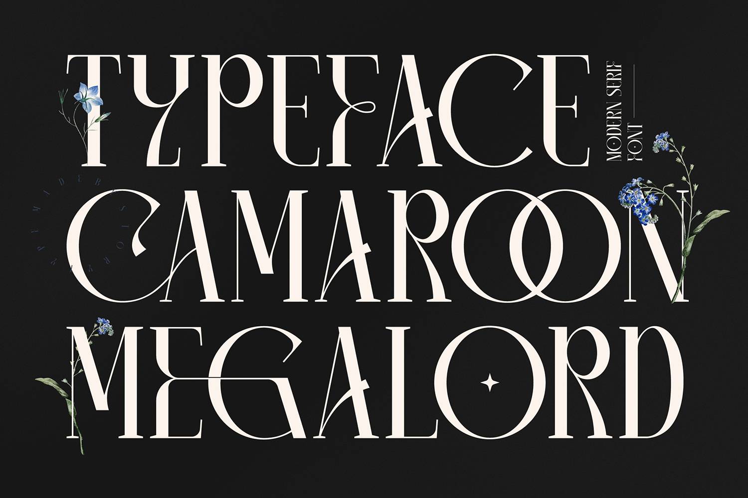 Camaroon Megalord Font sample