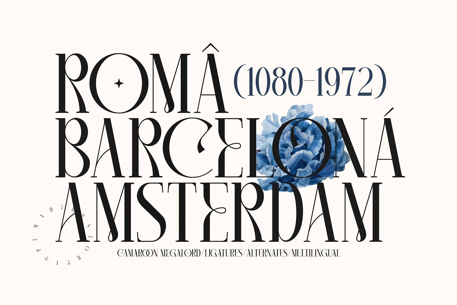 Camaroon Megalord Font sample