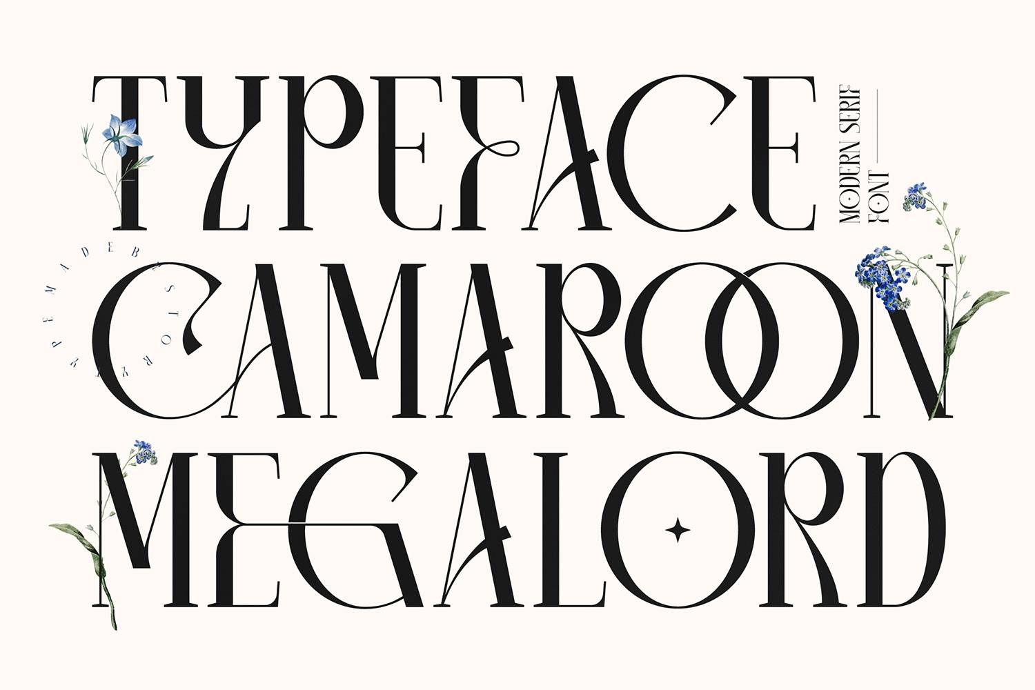 Camaroon Megalord Font sample