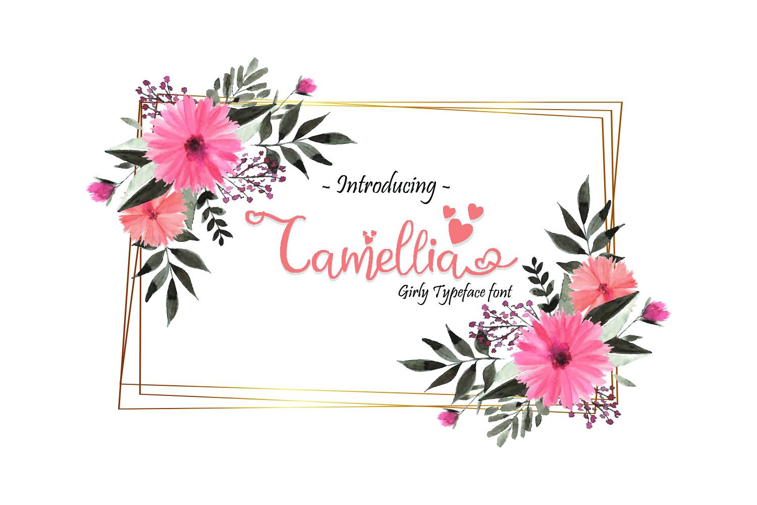 Camellia Font sample