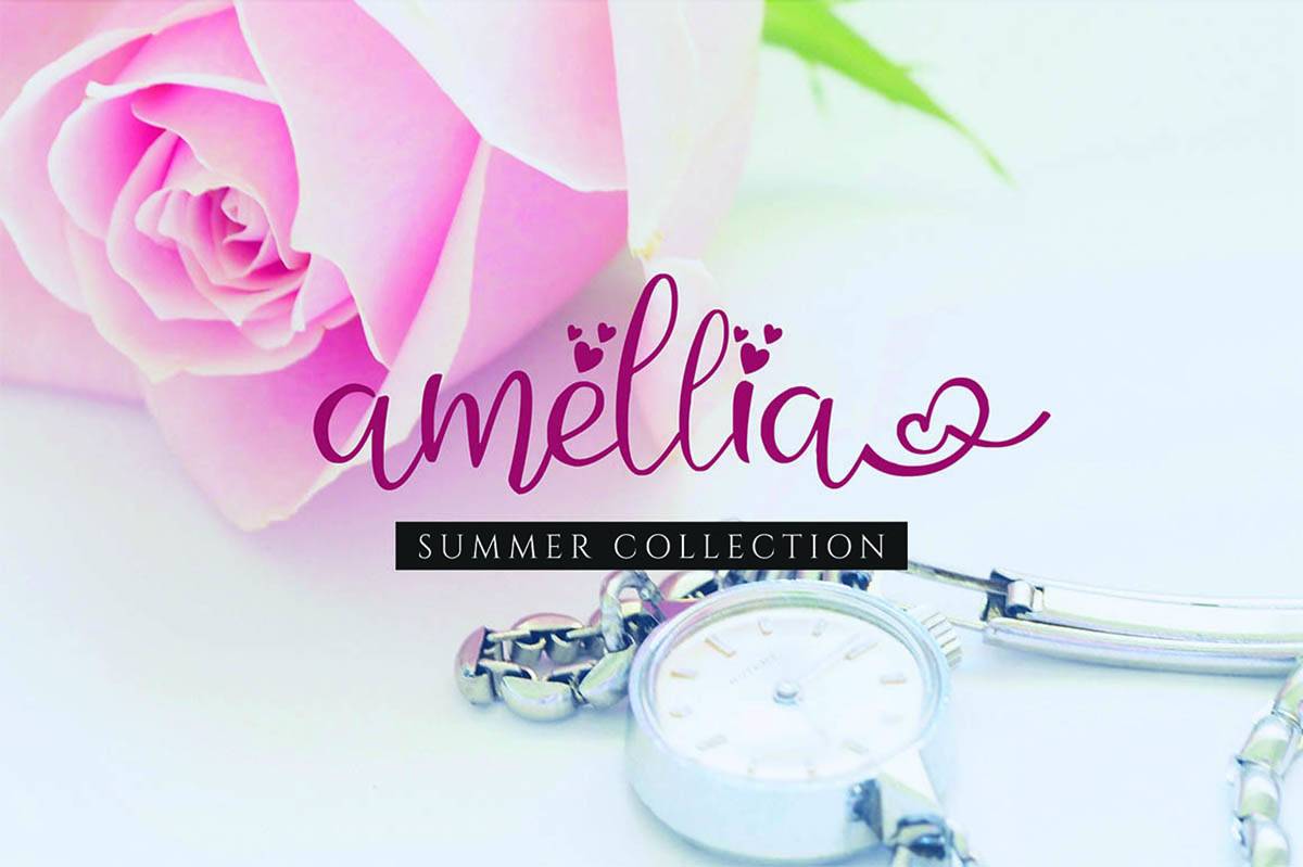 Camellia Font sample