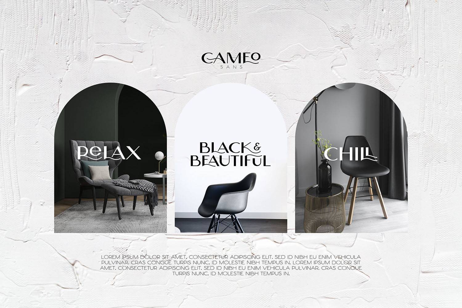 Cameo Sans Font sample