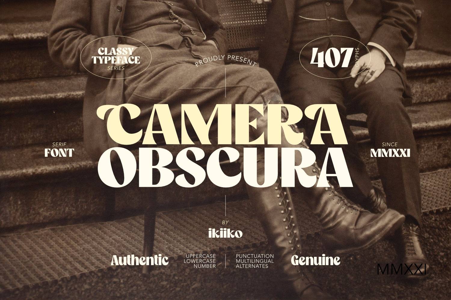 Camera Obscura Font sample