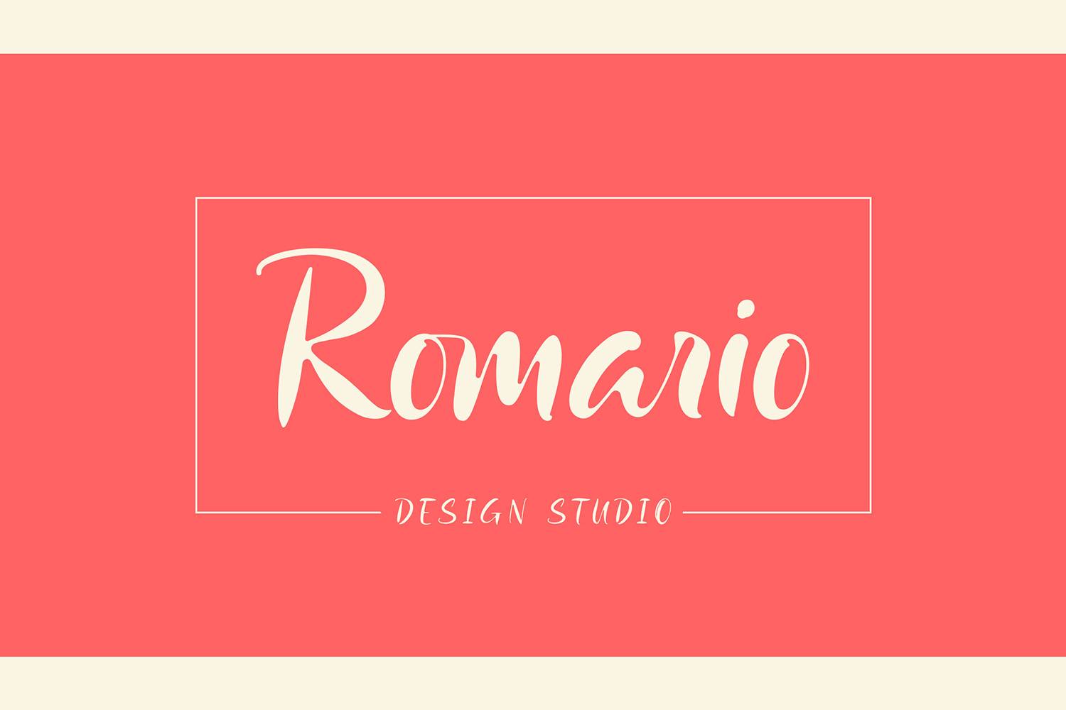 Camerota Font sample