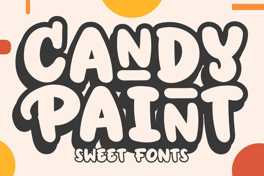 Candy Paint Font sample