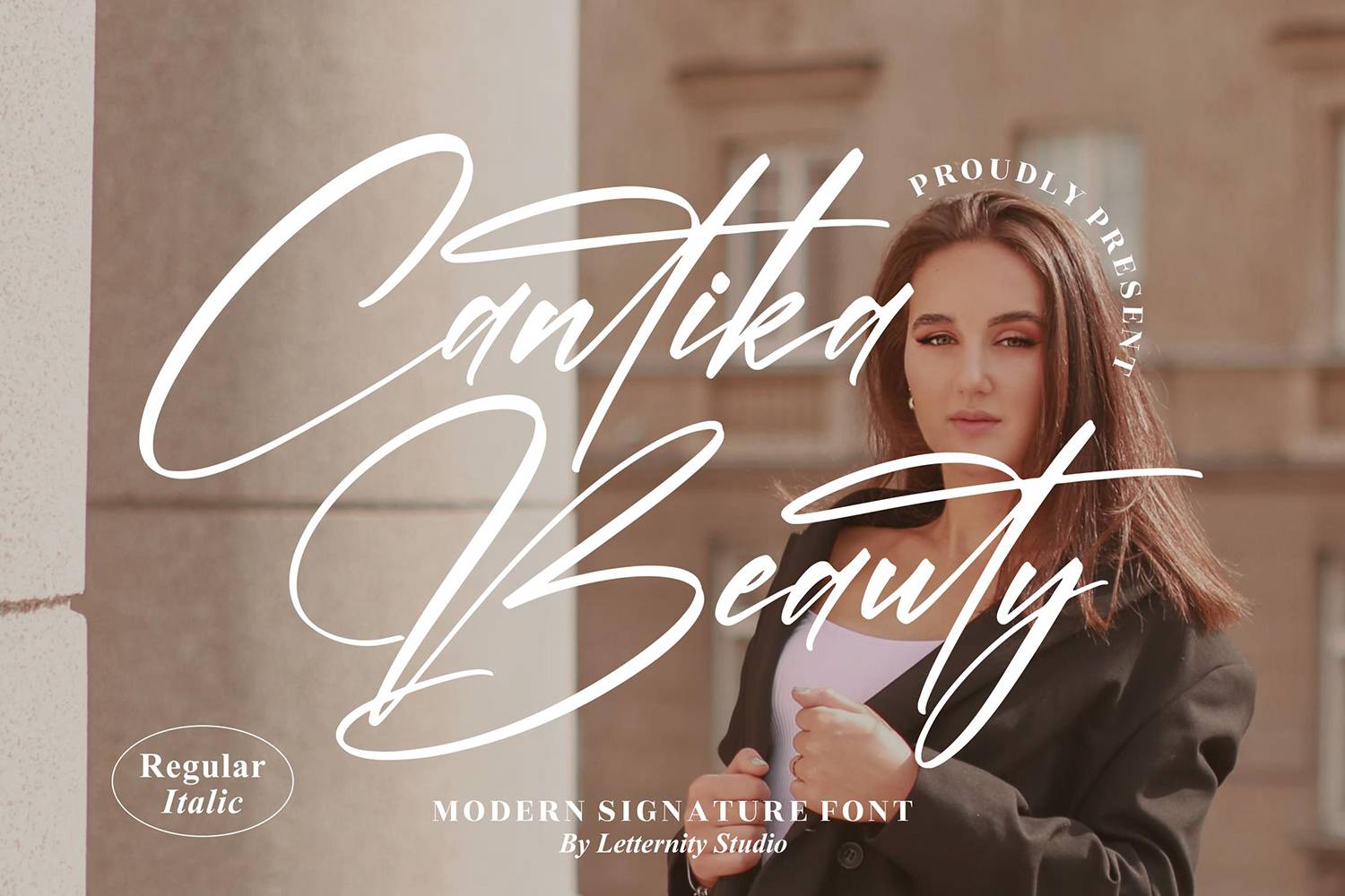 Cantika Beauty Font sample
