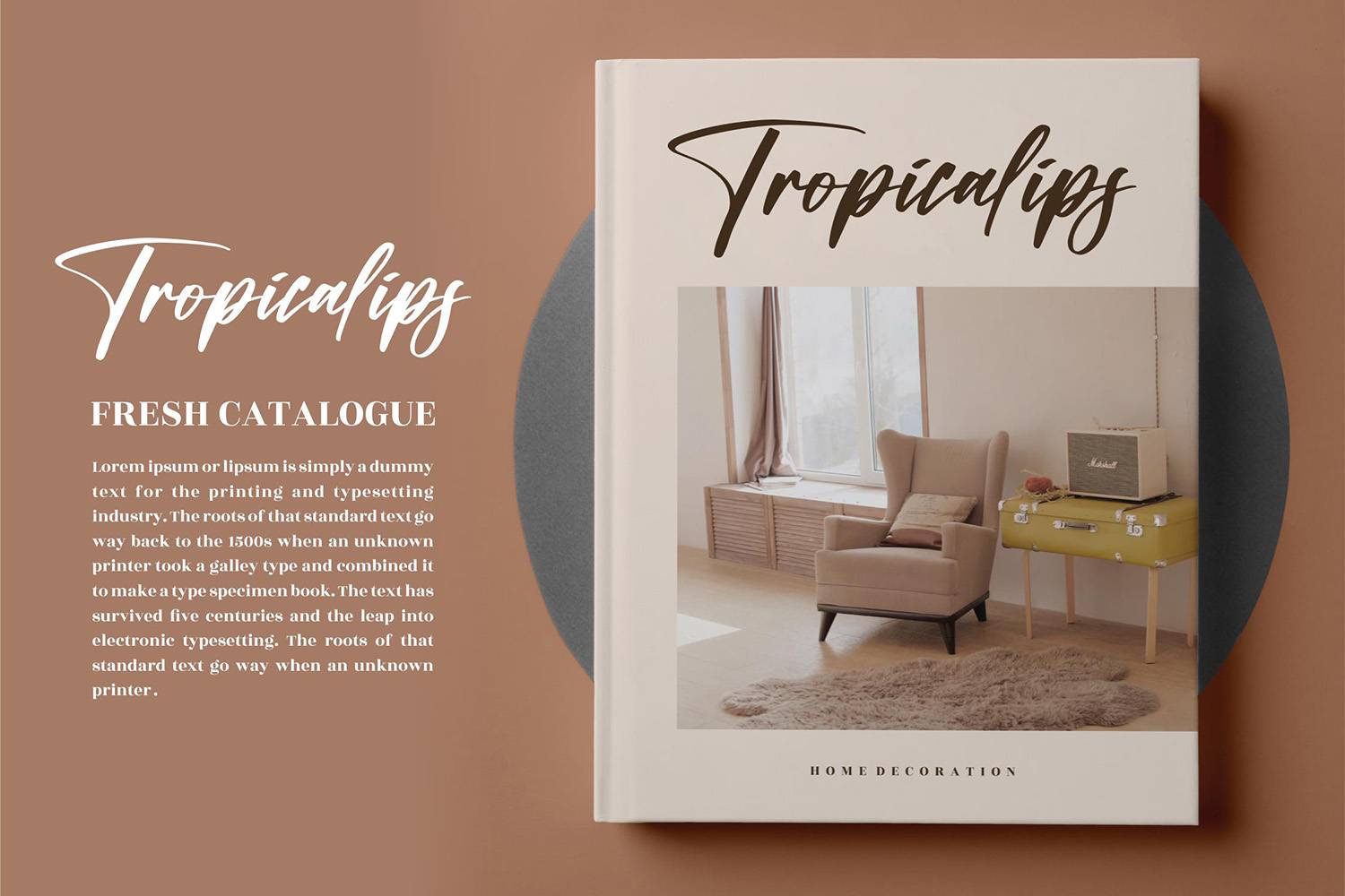 Cantika Foster Font sample