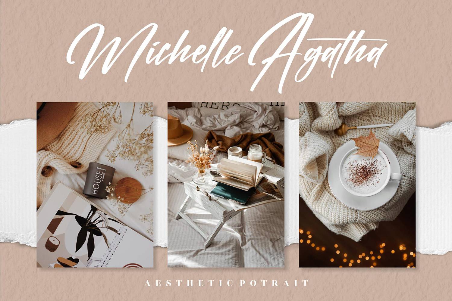 Cantika Foster Font sample