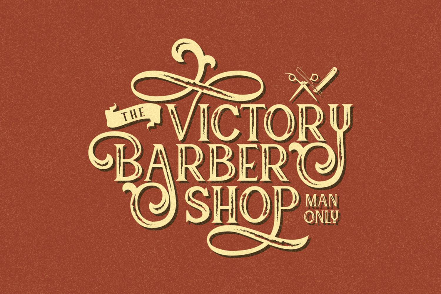 Canting Font sample