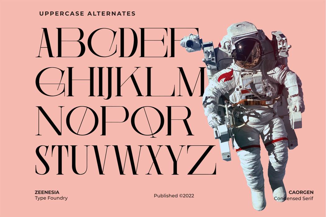 Caorgen Font sample