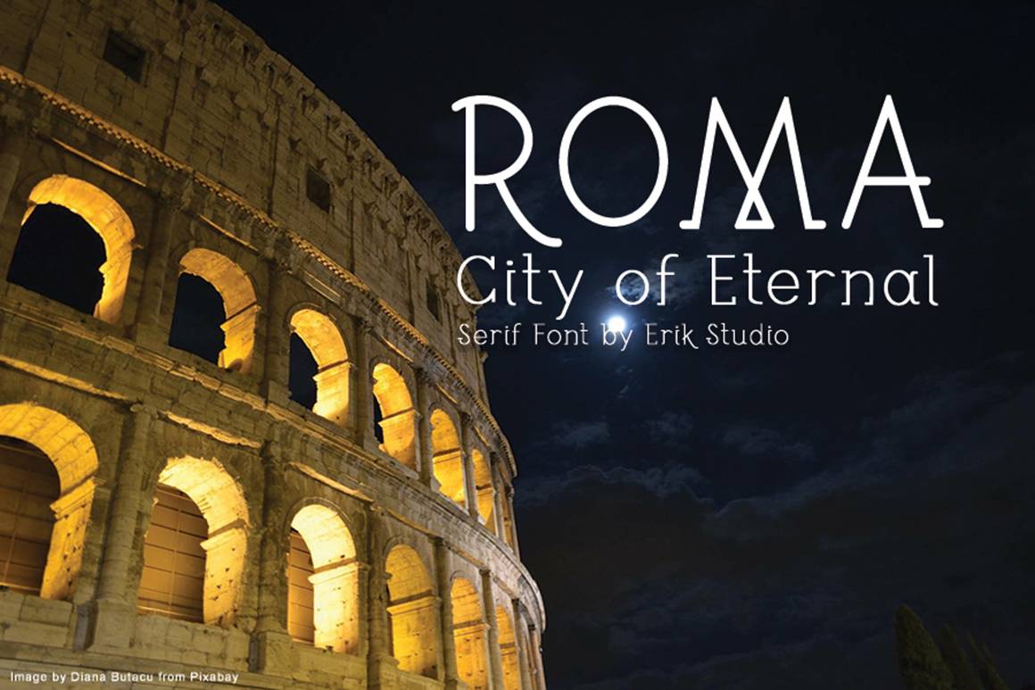 Capital City Font sample