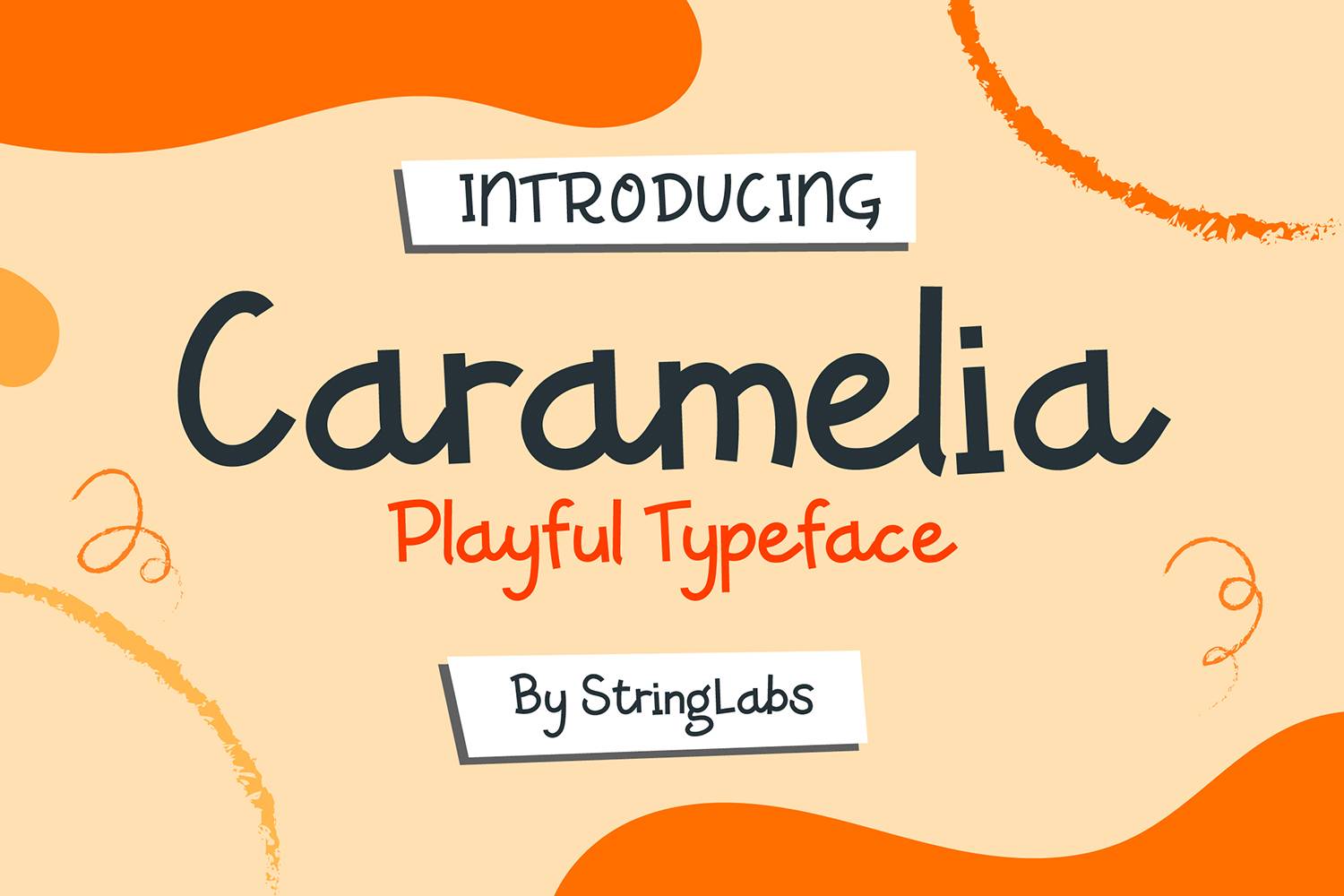Caramelia Font sample