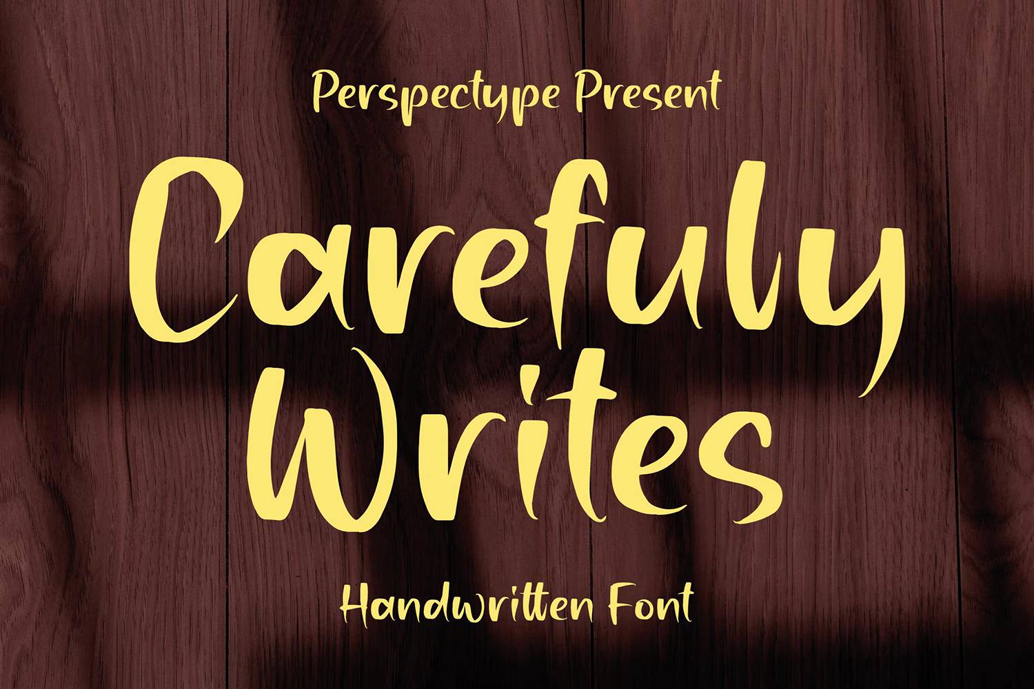 Carefuly Writes Font sample