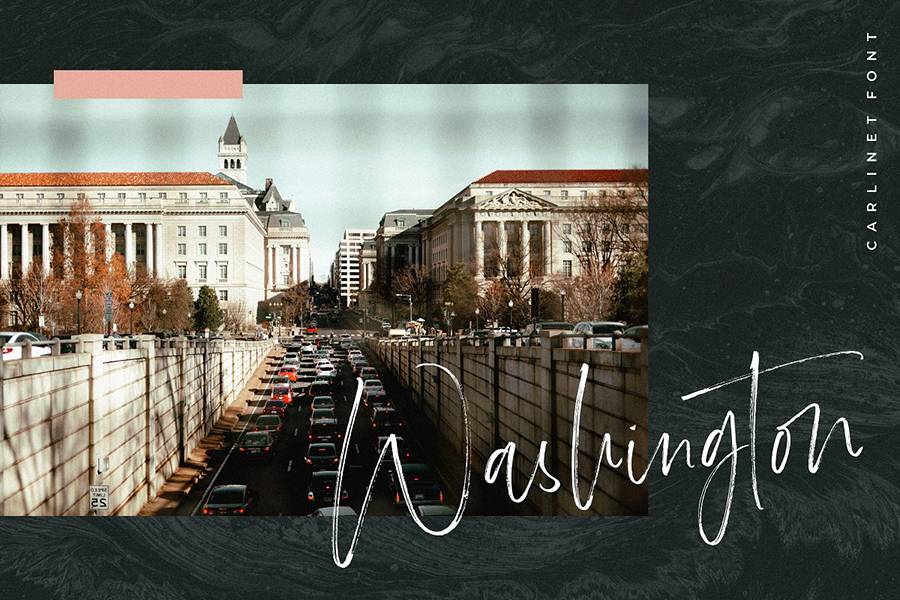 Carlinet Handwritten Font sample