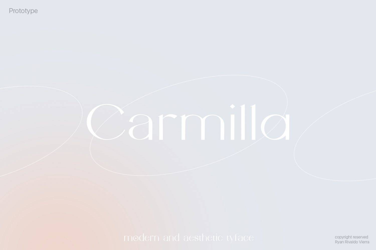 Carmilla Font sample