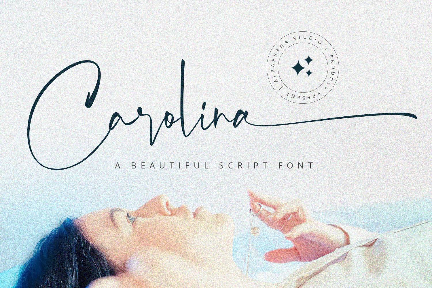 Carolina Font sample