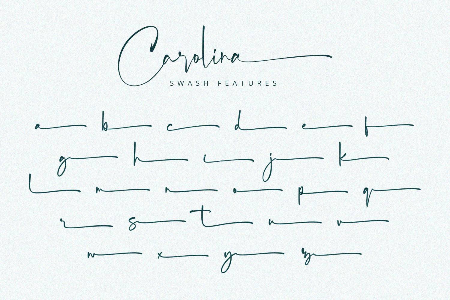 Carolina Font sample