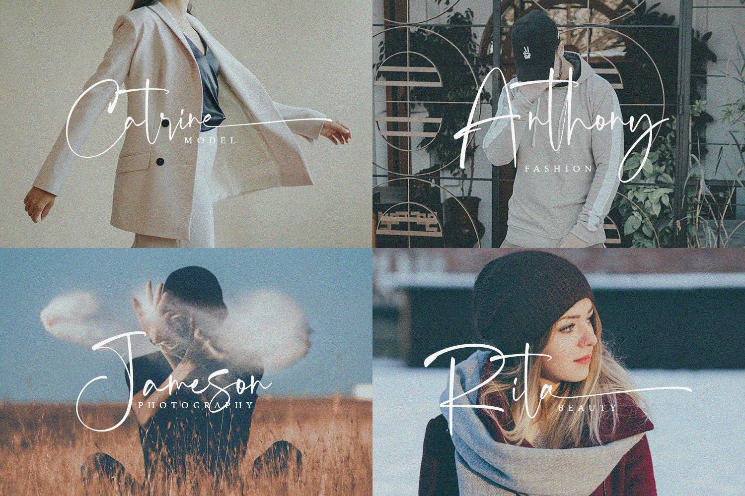 Carolina Font sample