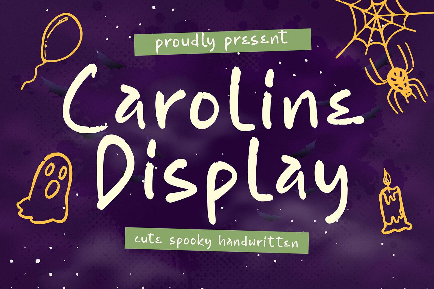Caroline Display Font sample
