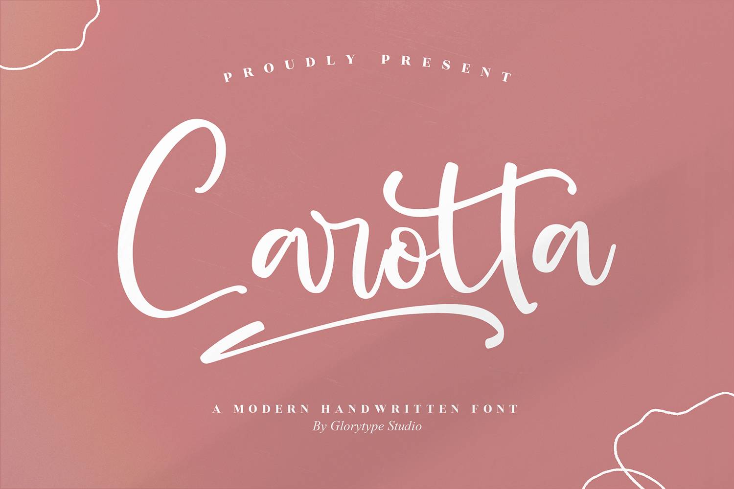 Carotta Font sample