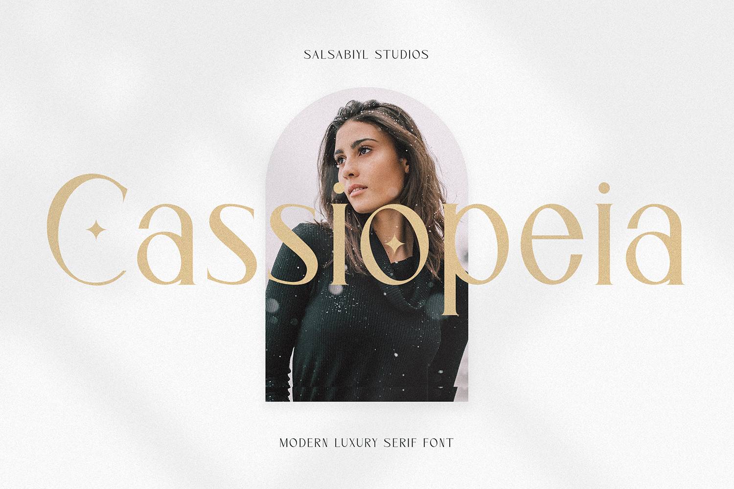 Cassiopeia Font sample