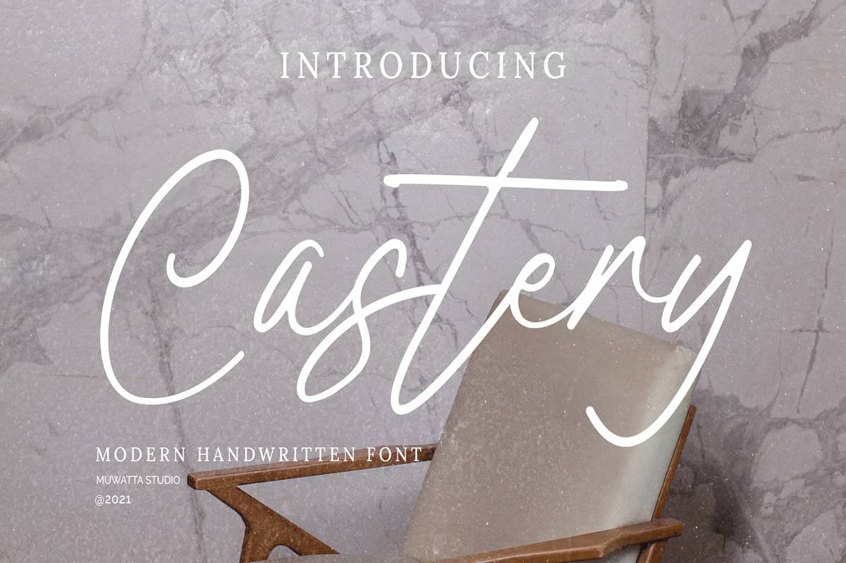 Castery Font sample