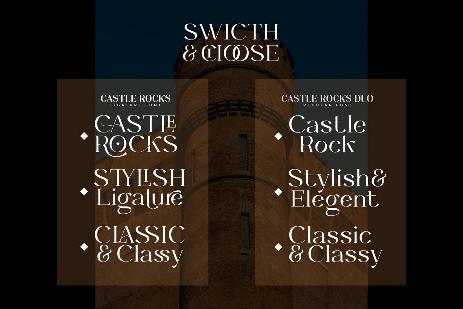 Castle Rocks Font sample