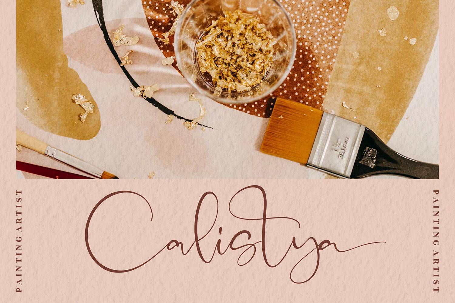 Catalistefa Signature Font sample