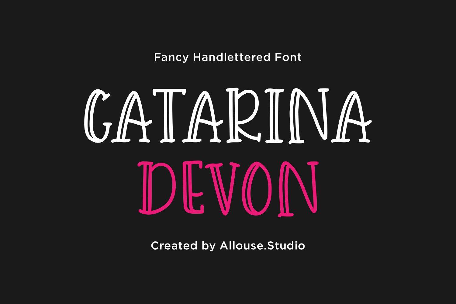 Catarina Devon Font sample