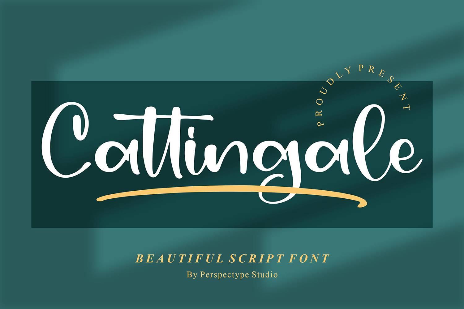 Cattingale Font sample