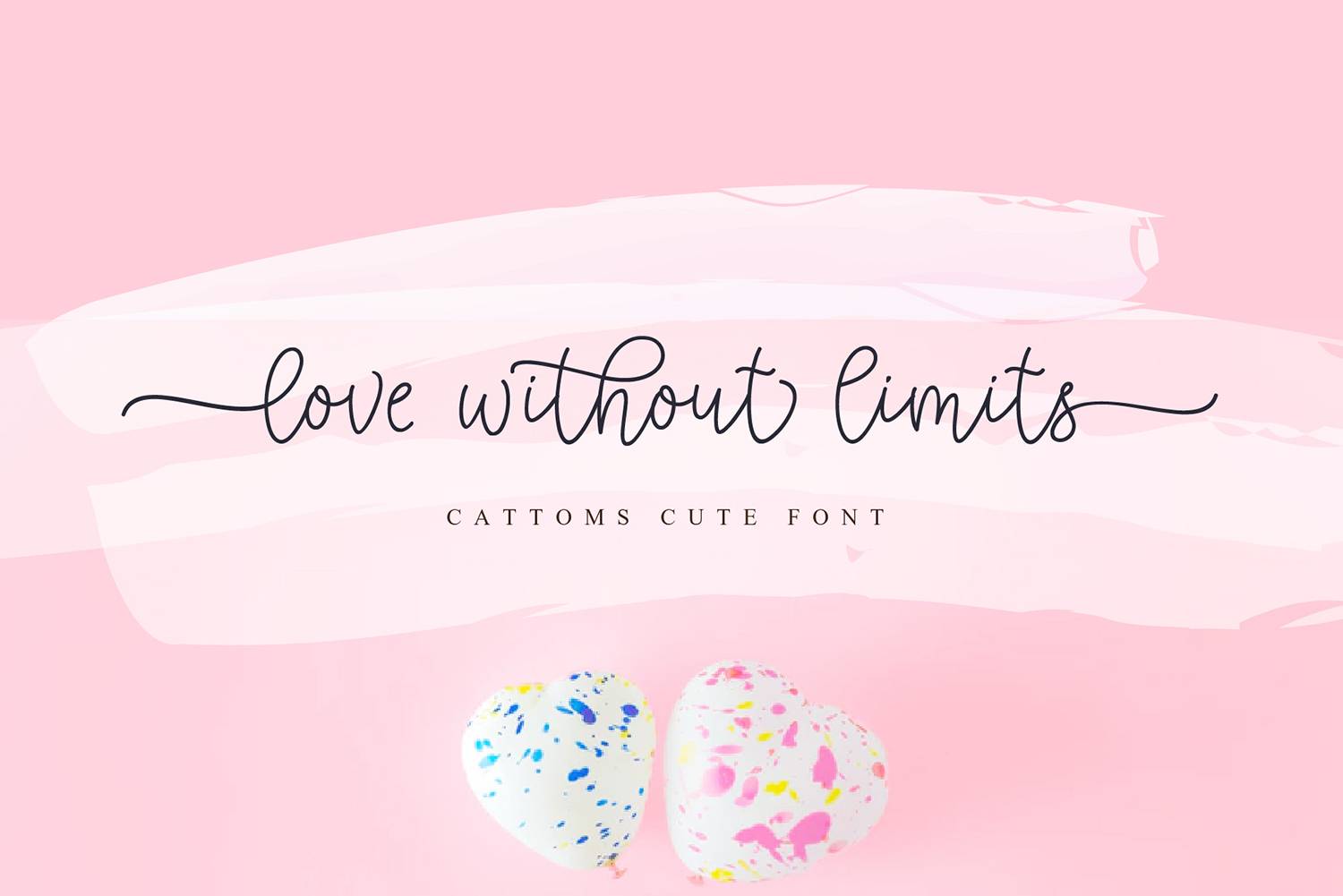 Cattoms Cute Font sample