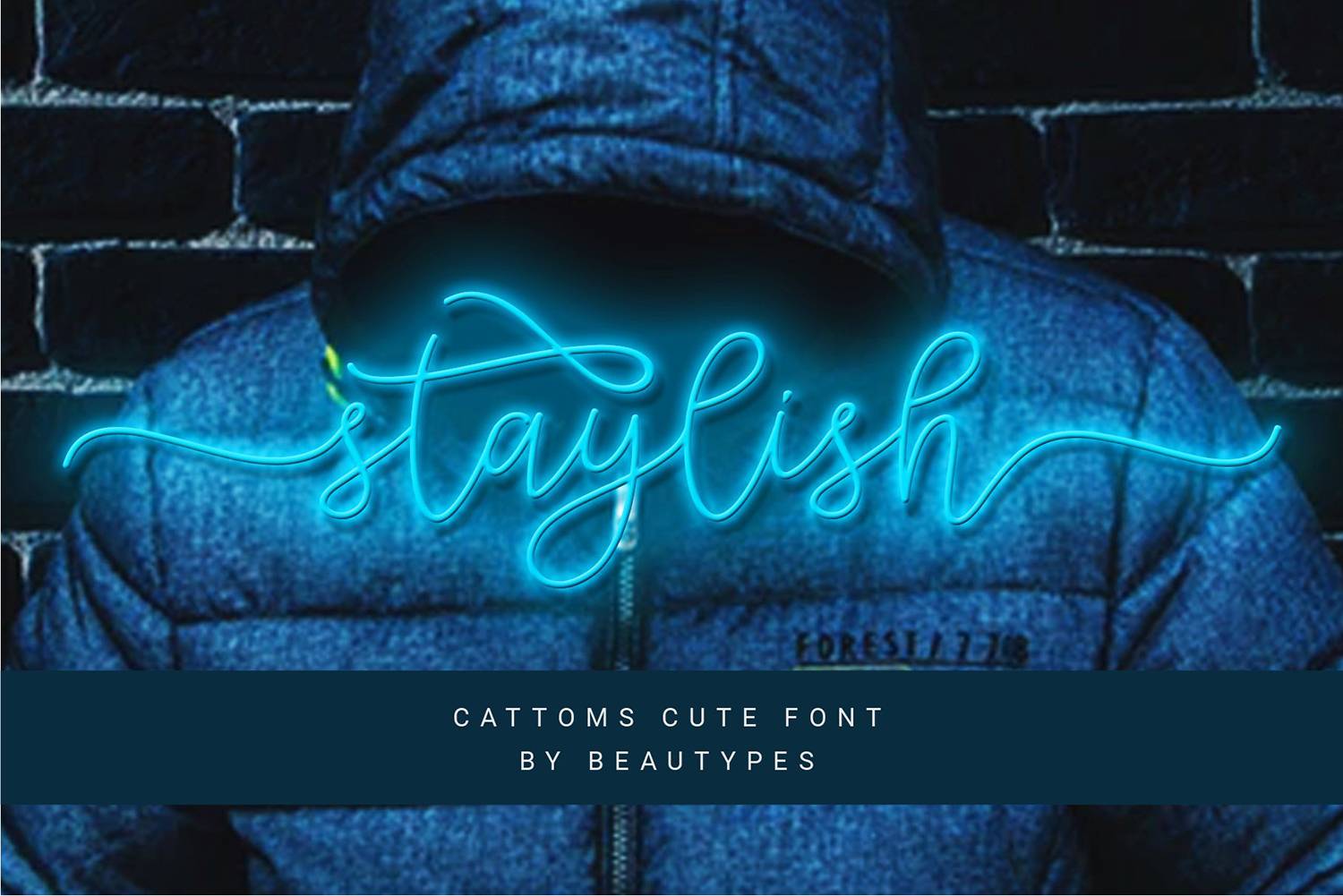 Cattoms Cute Font sample