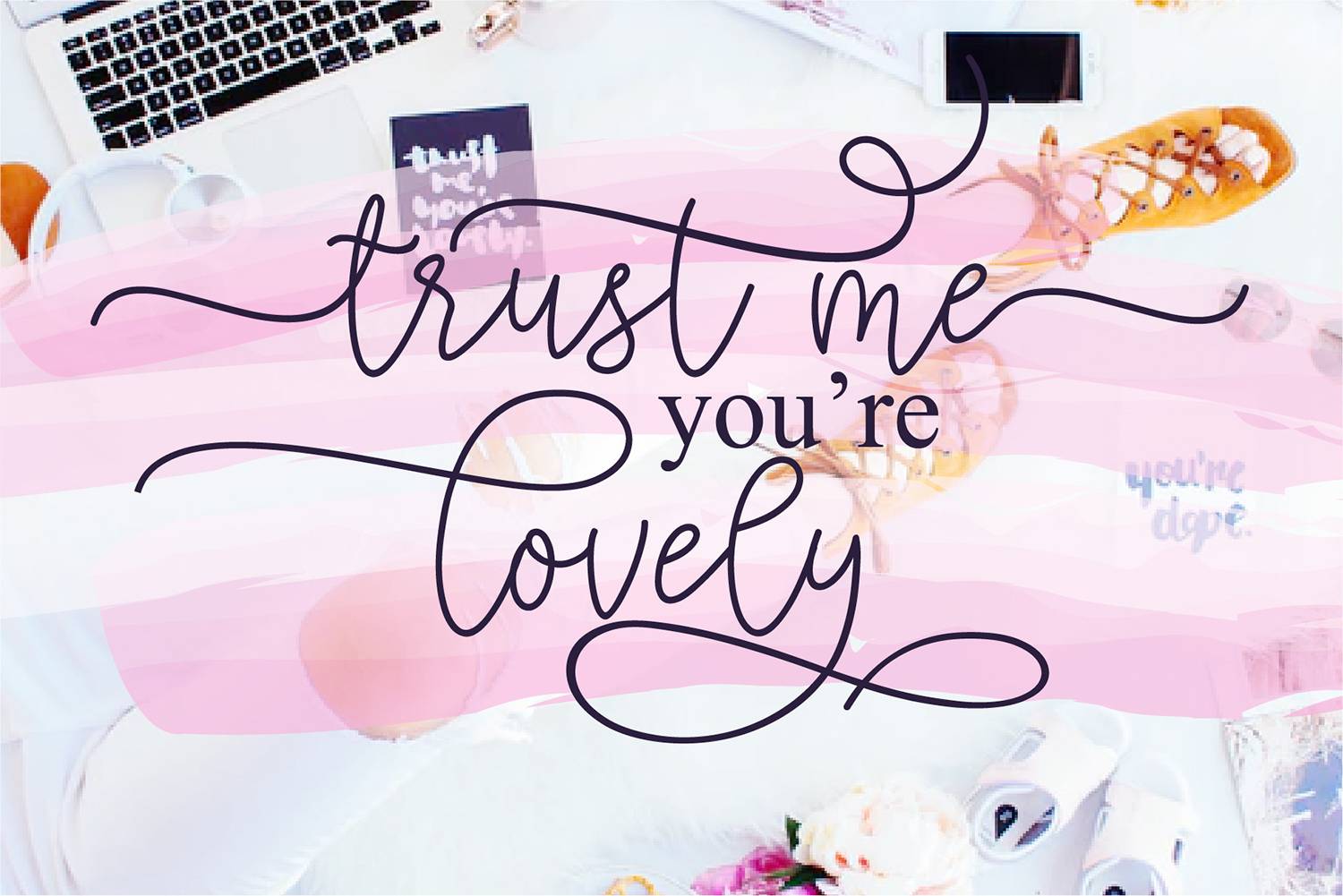 Cattoms Cute Font sample