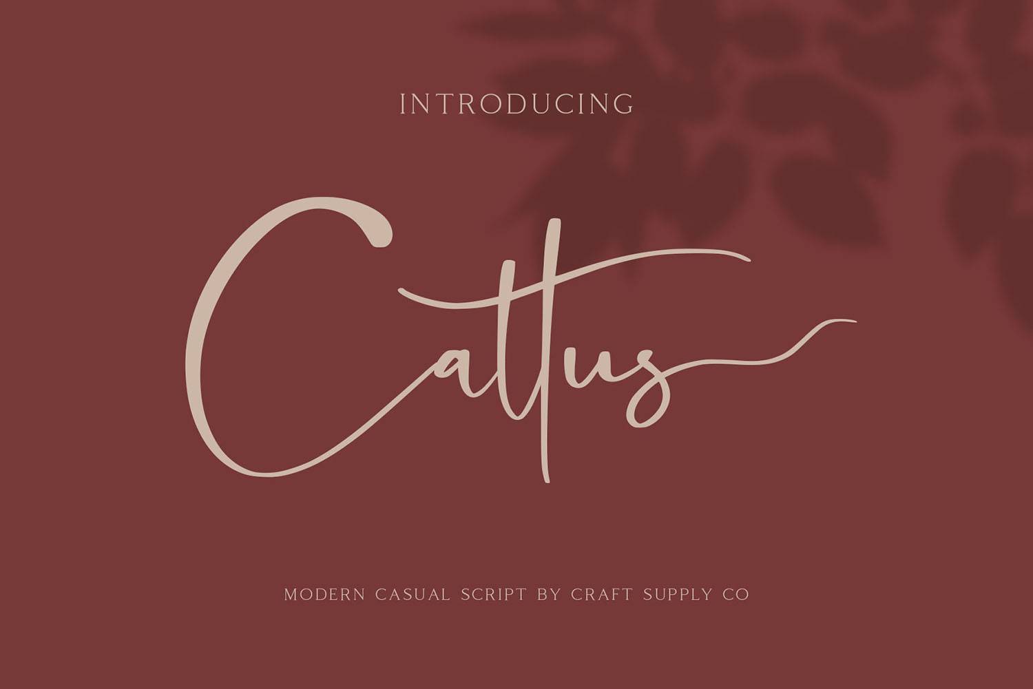 Cattus Font sample