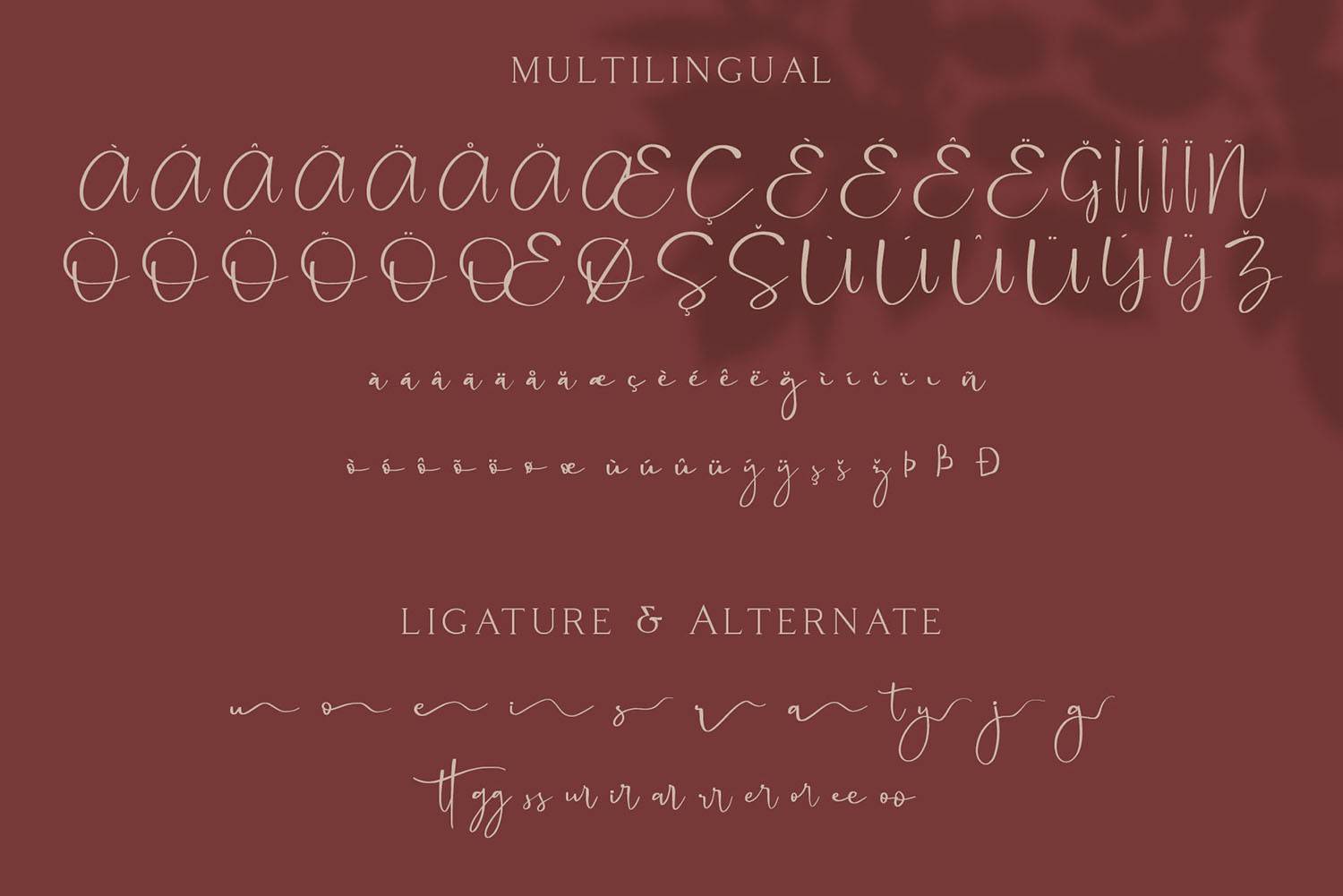 Cattus Font sample